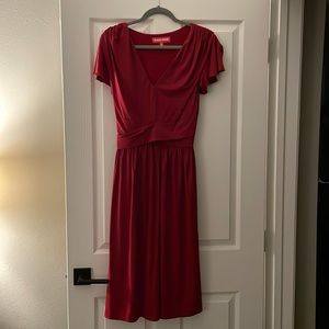 Azazie Burgundy Maxi Dress